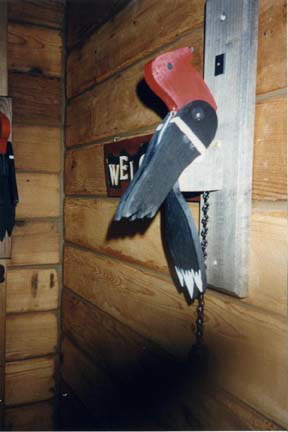 Woodpecker knocker