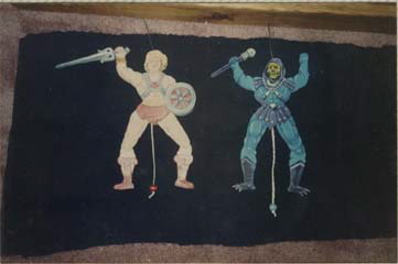 Jumping Jack puppets
